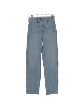 10) Old Navy Wide Leg Jeans Light Wash Women Size 0